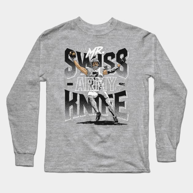 Taysom Hill New Orleans Swiss Army Knife Long Sleeve T-Shirt by MASTER_SHAOLIN